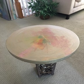 custom painted tabletop